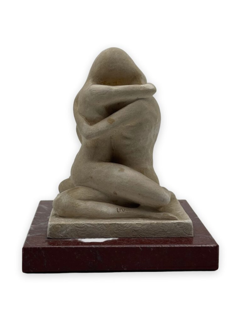 Abbraccio, h 18cm, gesso origin