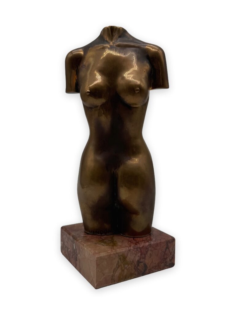 Donna girata, 10x10x25, pat bronzo
