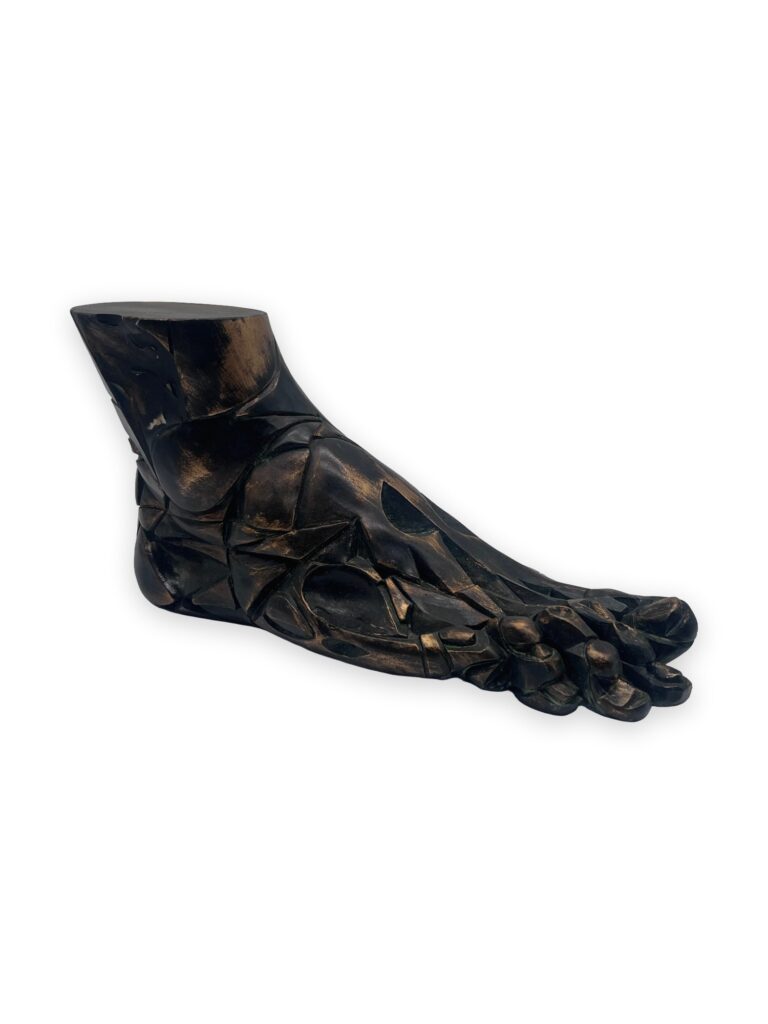 Il piede, 1984, cm28, patina bronzo