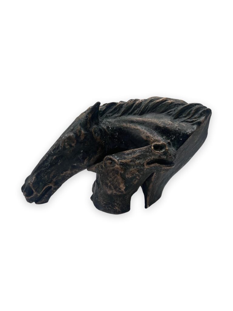 Madre e figlio, 1995, patina bronzo