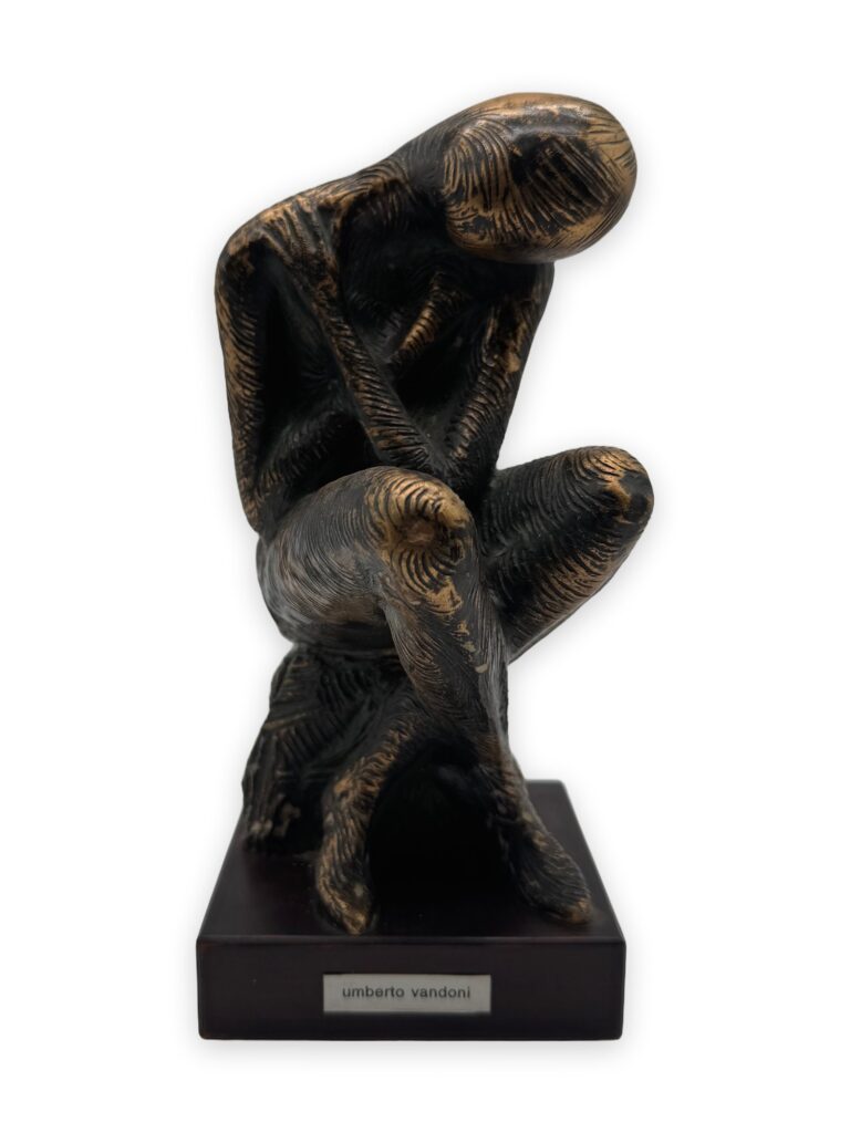 Nostalgia, 13x8x21cm, similmarmo patina bronzo