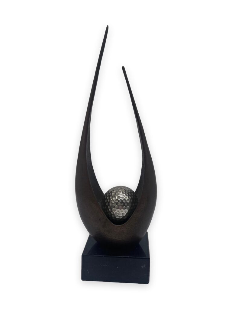 Palla golf, h 27, bronzo