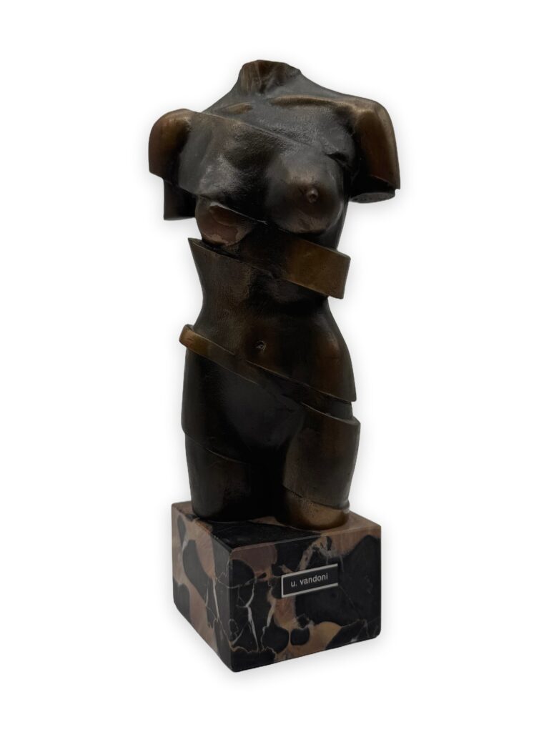 Sezioni di donna, h24cm, fusione bronzo